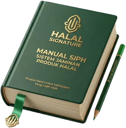 Dokumen Manual Sistem Jaminan Produk Halal yang disusun Signature Halal